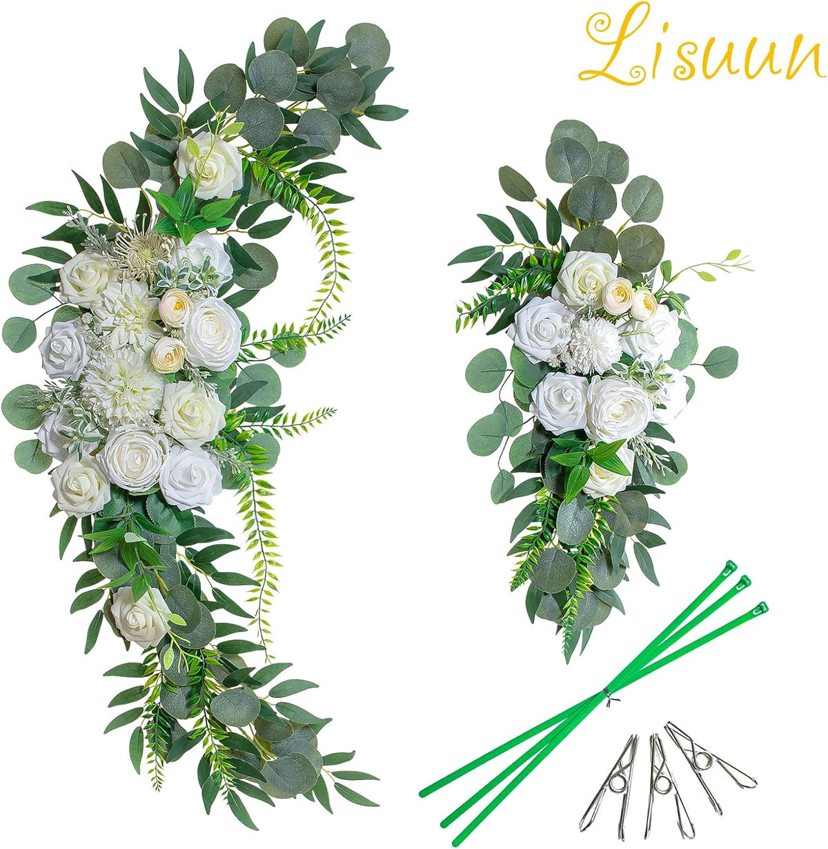 Wedding Arch Flowers, Artificial Flowers for Decoration, Large Flower Swag for Boho Styles Wedding