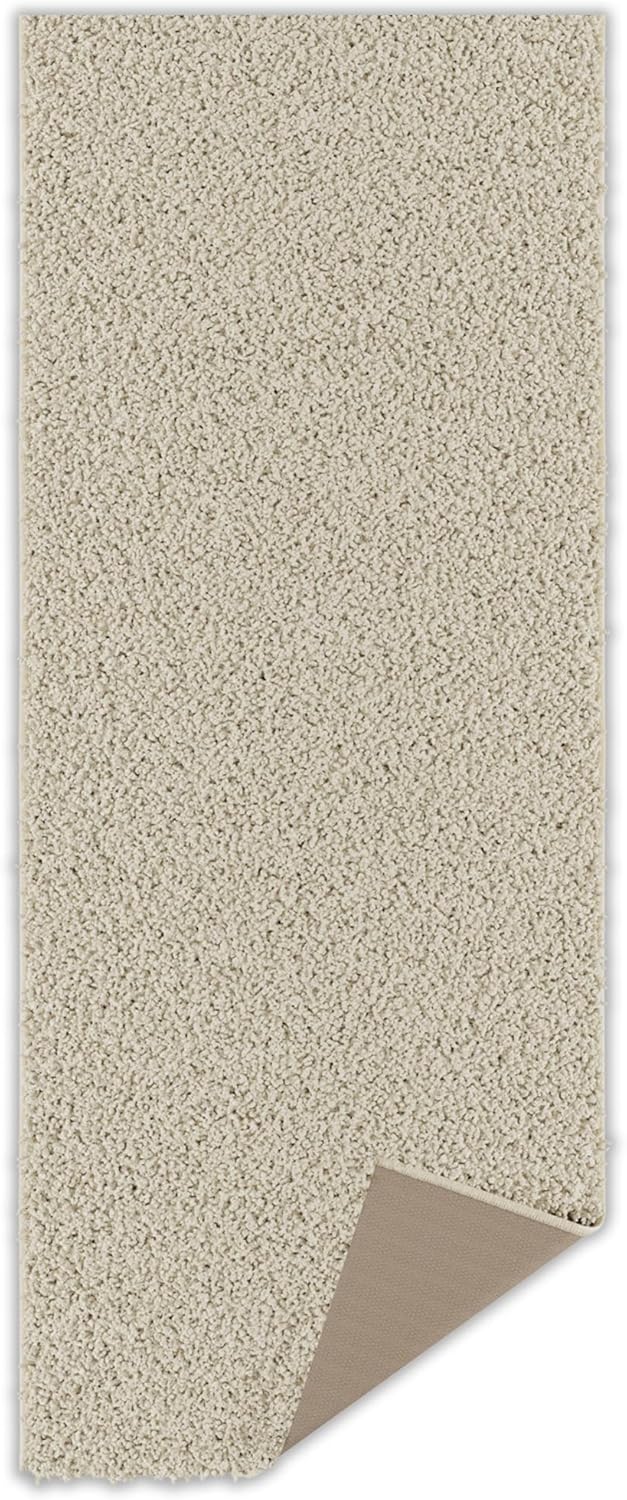 Ottomanson 3' x 20' Shaggy Runner Rug - Plush & Cozy Non-Slip Carpet for Bedroom, Living Room