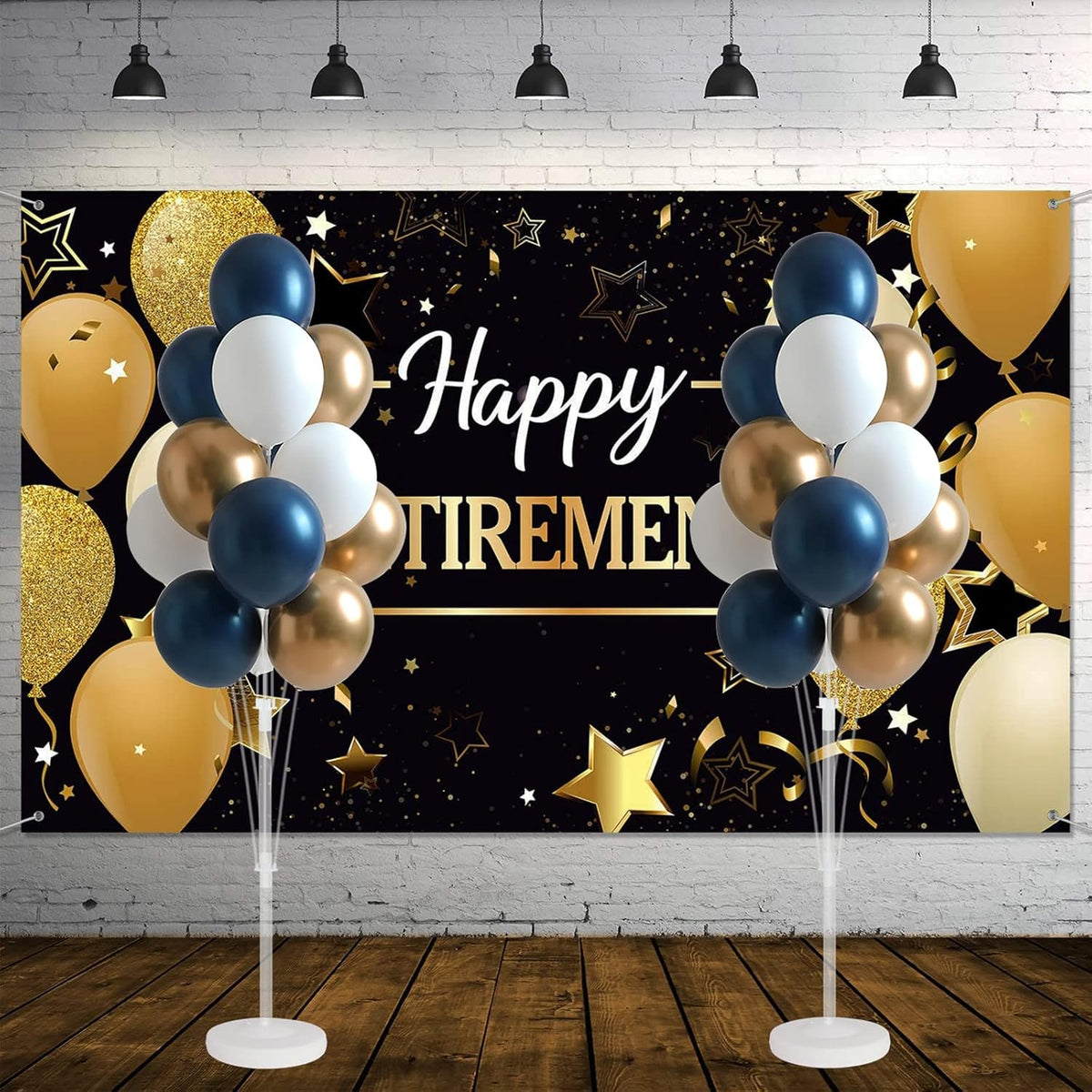 Balloon Column Kit for Floor- Set of 2,Balloon Columns with Stand, Base and Pole,Balloon Tower