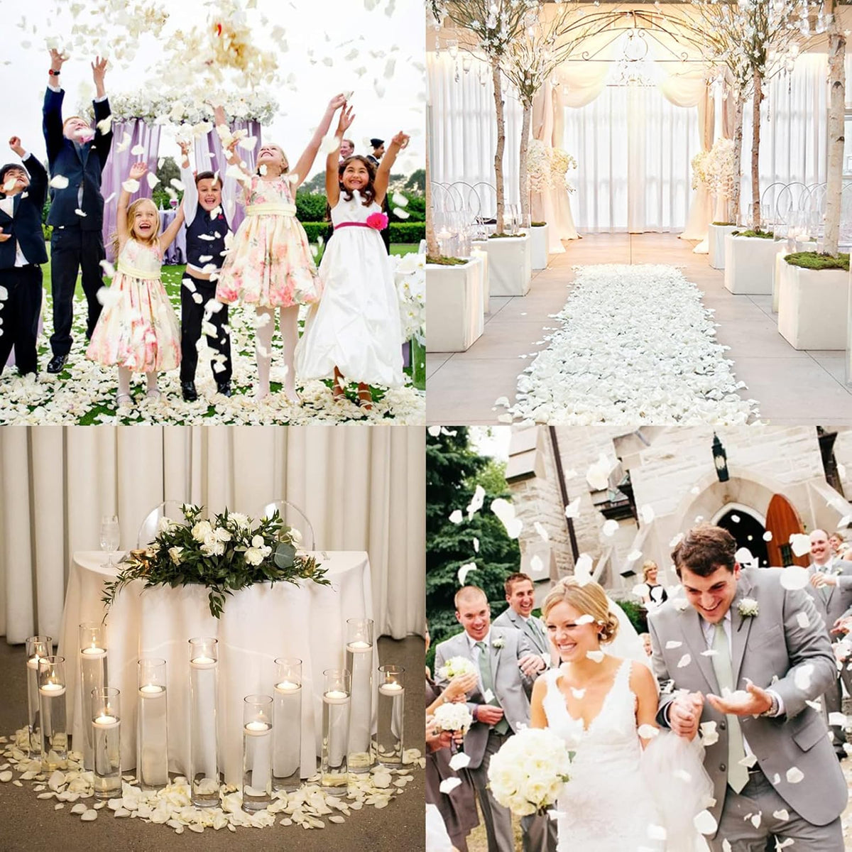 Ouddy Decor 5000 Pcs Rose Petals Artificial Flower for Valentine's Wedding Decor Romantic Night