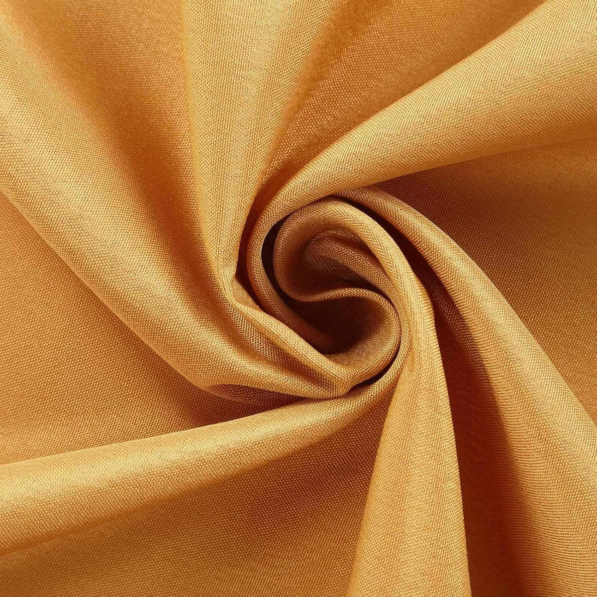 Efavormart 54x54 Gold Wholesale Linens Seamless Polyester Square Linen Tablecloth for Wedding