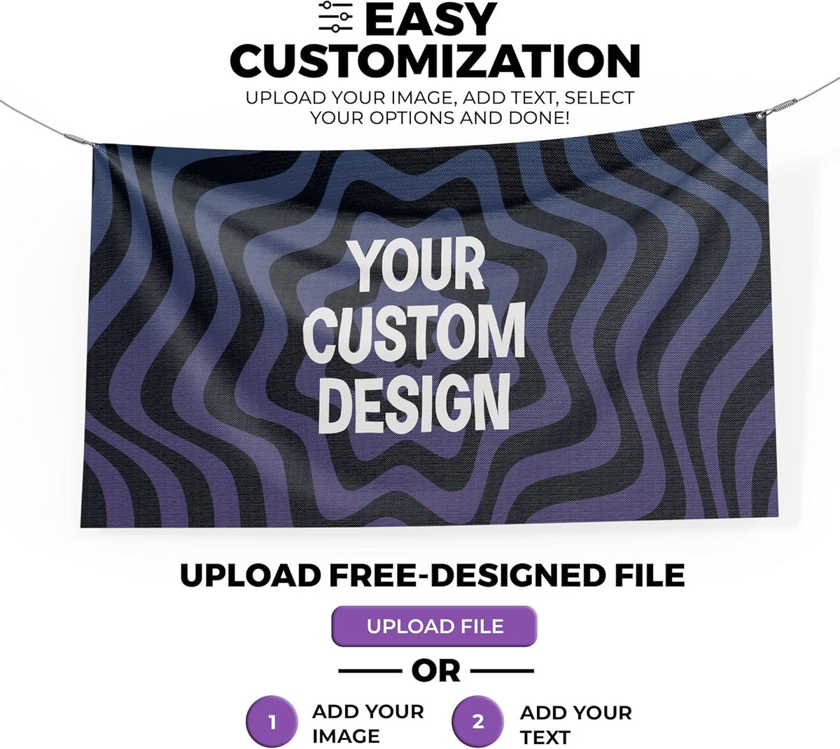 Custom Banner Large By Dreamcontroller | Personalize Polyester Wall Hanging Banner Sign For Outdoor