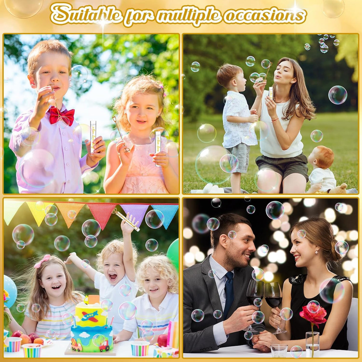 150 Pcs Bubble Wands Bulk for Wedding Party Mini Heart Wand with Bubble Solution for Wedding Bridal