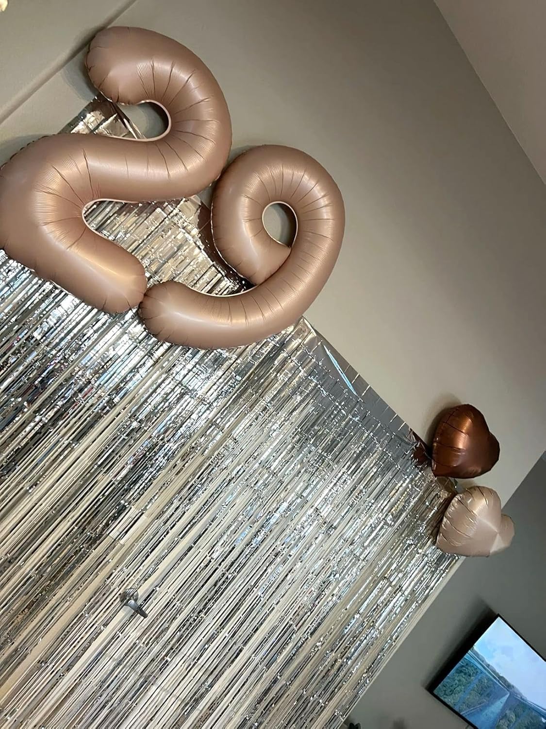 Big Light Brown 40 Inch 9 Balloon Number, Jumbo Giant 9th 19 29 39 49 99 Birthday Party