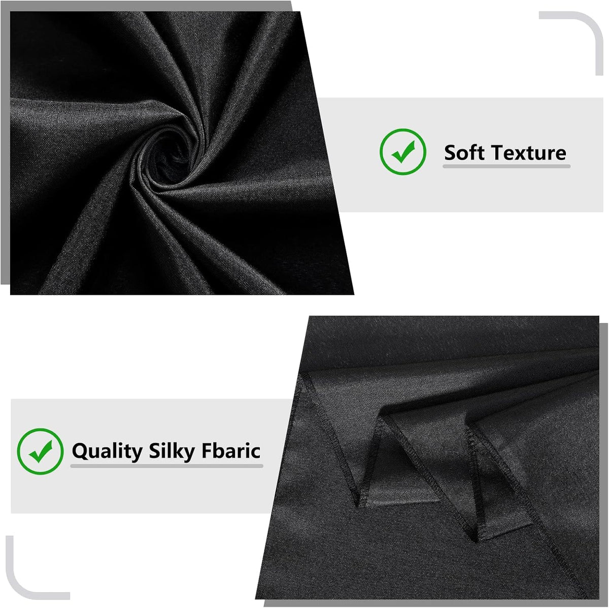 Black Backdrop Curtain for Party Black Background Curtains Rod Pocket Backdrop Drapes Panels Fabric