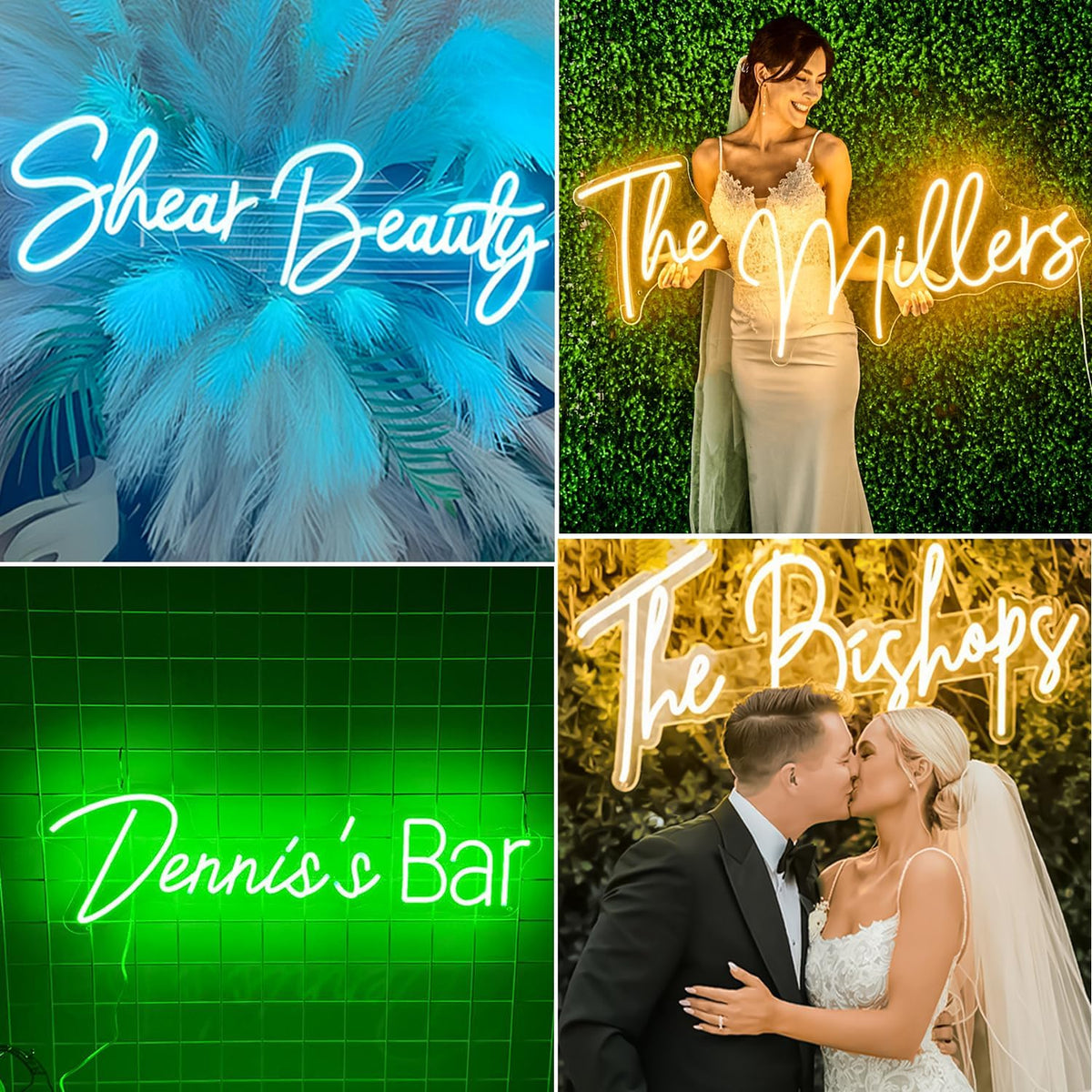 Custom Neon Sign, Custom LED Neon Sign Customizable for Wedding Bar Salon Beauty Business Light Up