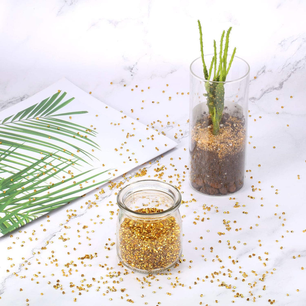 10000 Clear Wedding Table Scatter Confetti Crystals Acrylic Diamonds Rhinestones for Table