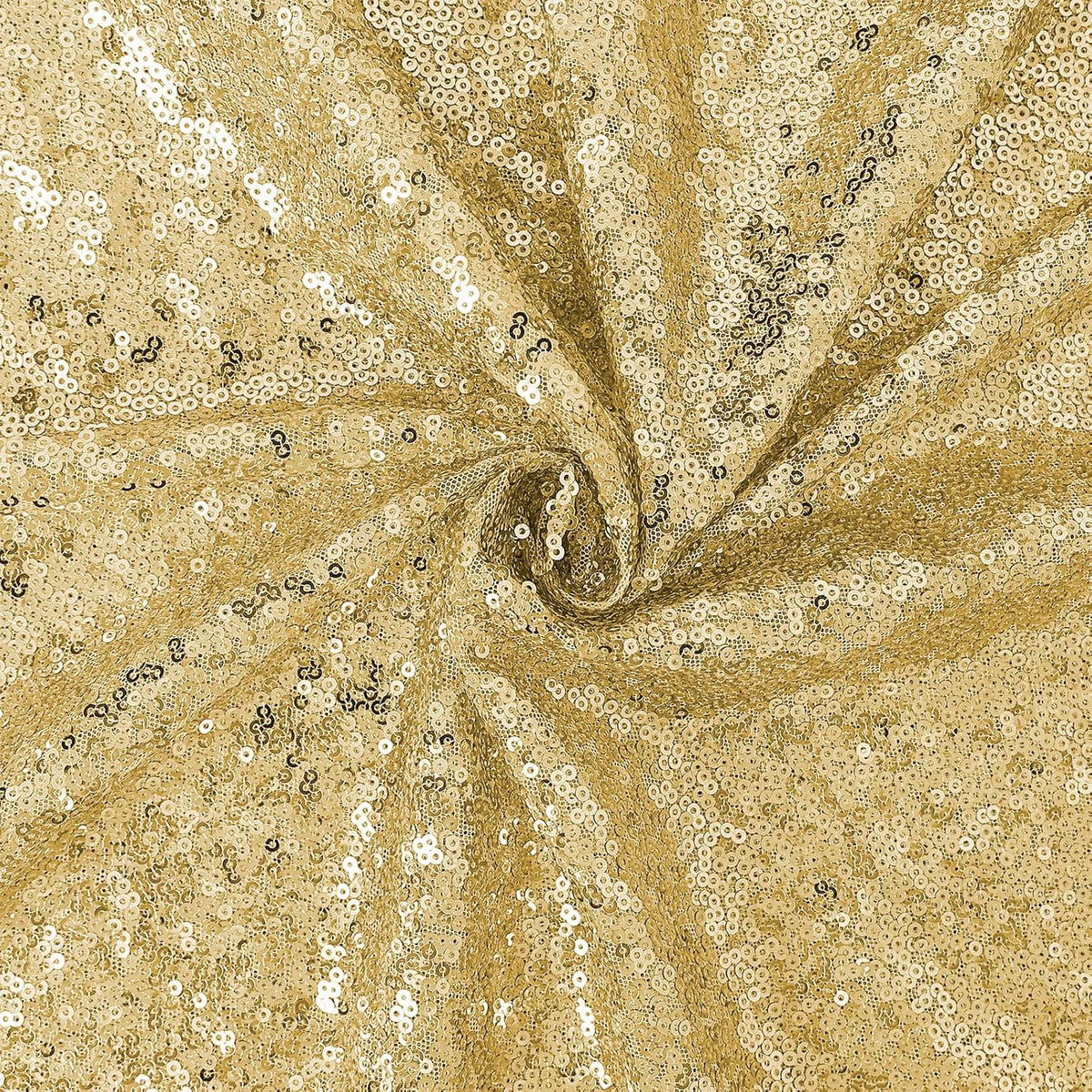 OQSQ Gold Sequin Tablecloth - 60x102 inch, Glitter Tablecloth, Sparkle Sequence Table Cover for