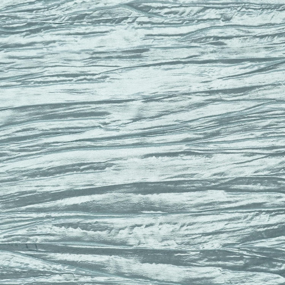 YOUR CHAIR COVERS - 90 x 132 inch Rectangular Crinkle Taffeta Tablecloth - Dusty Blue, Rectangle