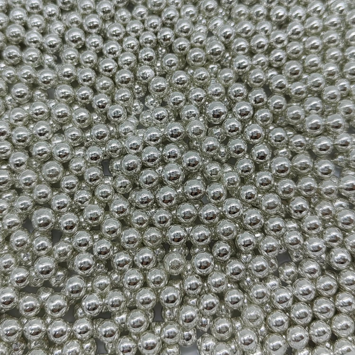 Edible Silver Pearl Sugar Sprinkles Candy 4mm Mini Pearls Cake Decorations Cupcake Toppers Cookie