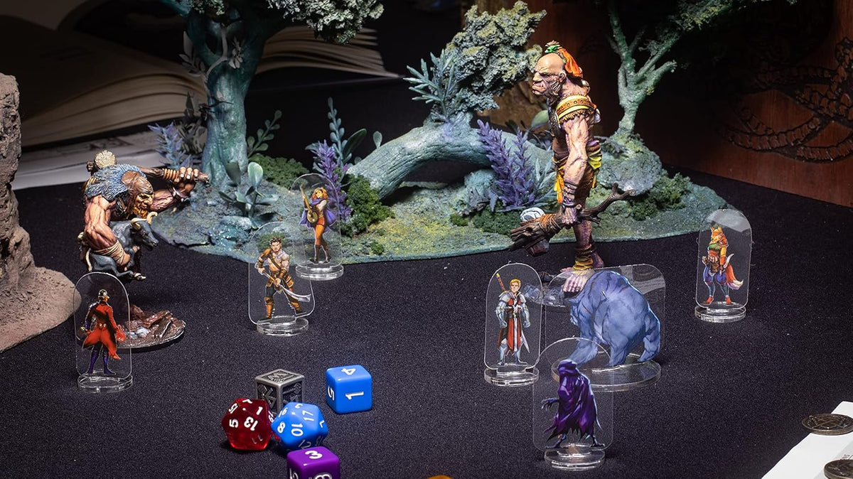 Arcknight Flat Plastic Miniatures: Wildlands; 62 Unique Wilderness-Themed Minis for DND 5e and