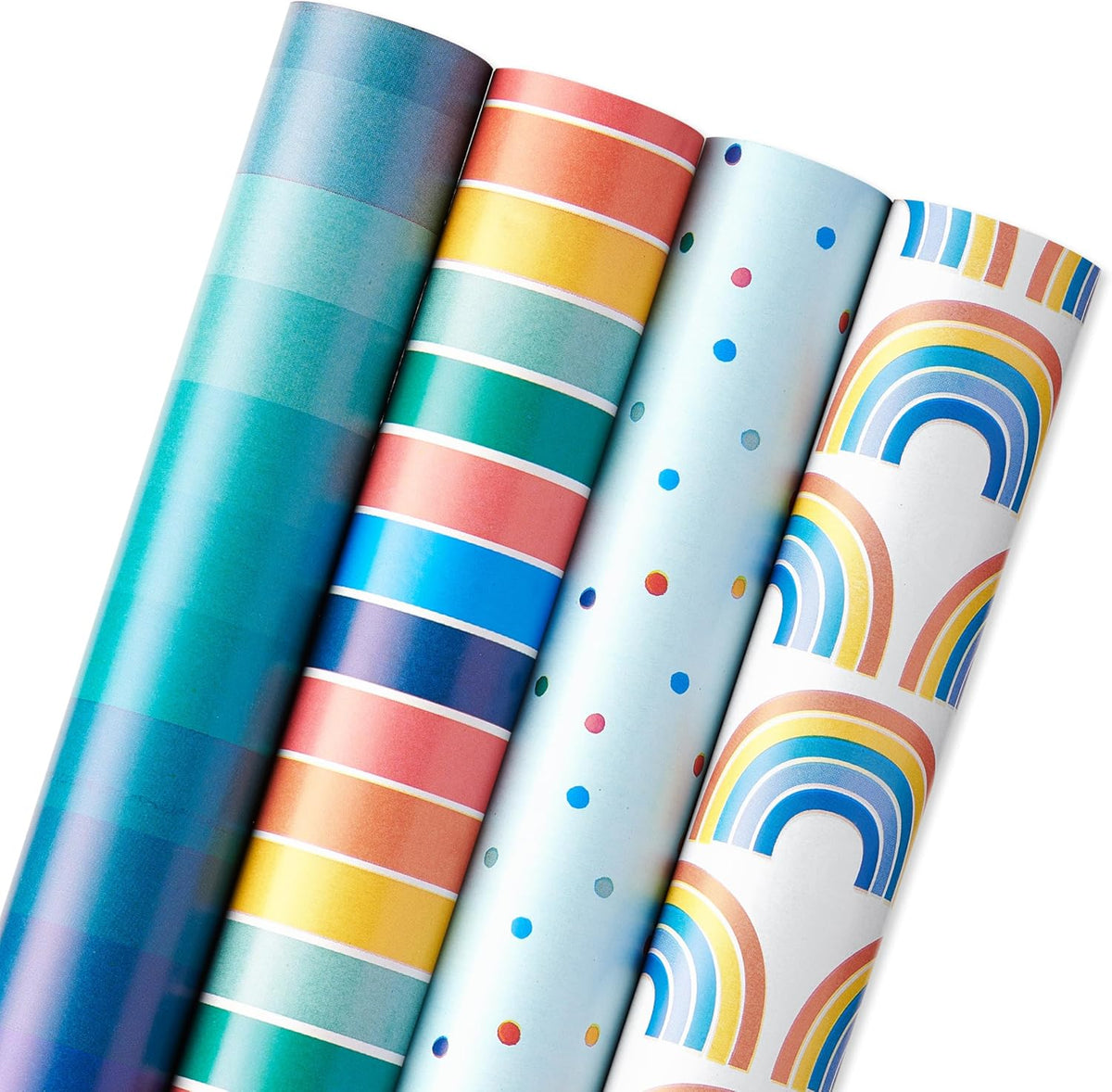 American Greetings 160 sq. ft. Reversible Wrapping Paper Set for Birthdays and All Occasions