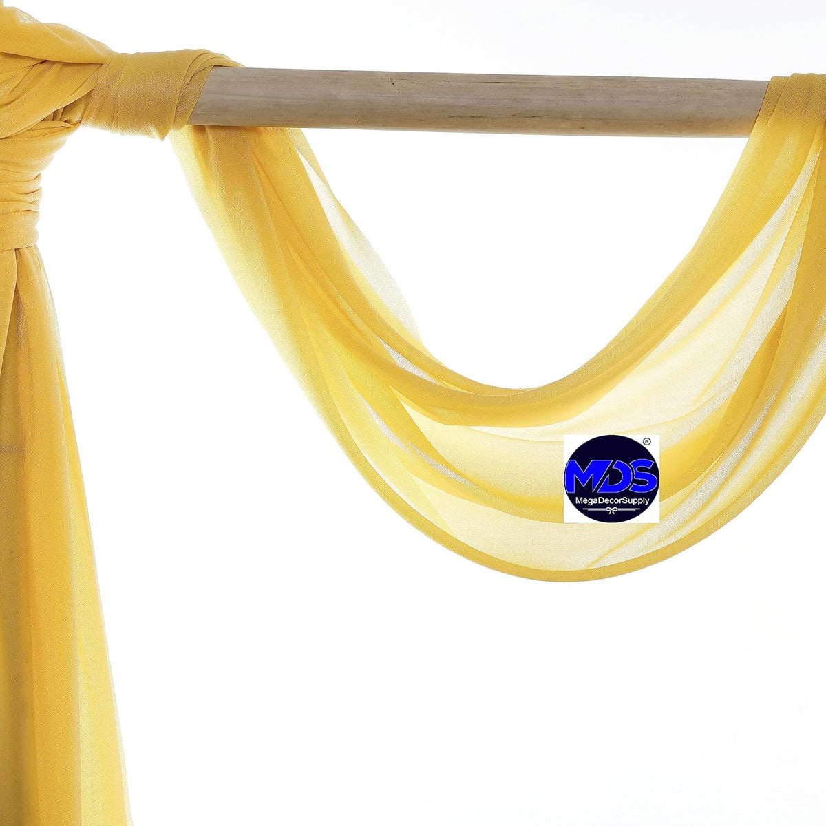MDS Halloween Chiffon Draping Fabric - 1 Panel, 30" Wide x 30ft Long - Sheer Spooky Arbor & Canopy