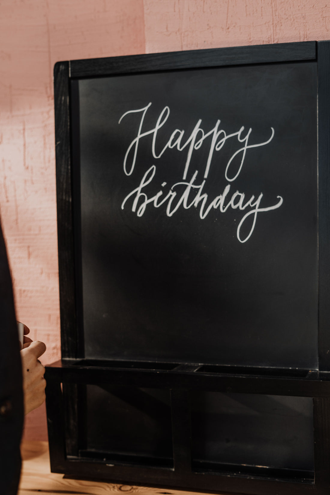 Chalkboard Sign vs. Lighted Marquee Sign for a Party
