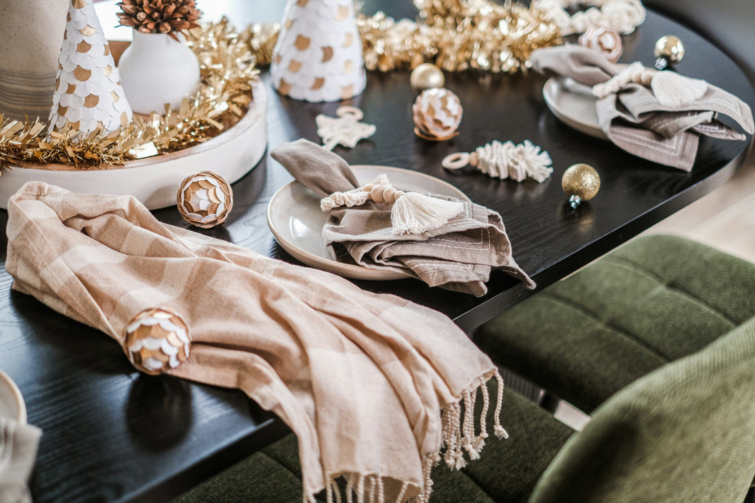 Rustic Elegance Handmade Wooden Table Decor Kit 🌿