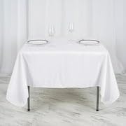 Efavormart Premium Polyester Square Table Overlay 70"x70" White - 220GSM Wrinkle-Resistant Table