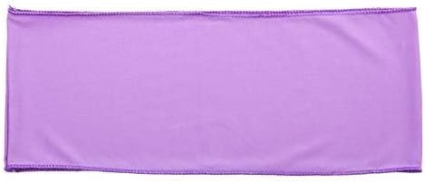 VDS Pack of 25 PCS | Light Purple | Spandex Chair Sashes Bows Without Buckle | Stretch Elastic