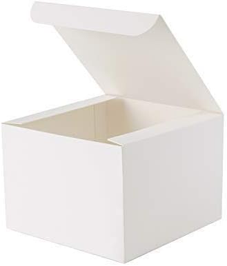 GEFTOL Gift Box 20 Pack 6 x 6 x 4 inches Fold Box Paper Gift Box Bridesmaids Proposal Box for