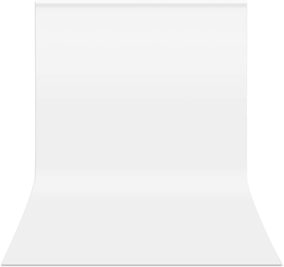 HEMMOTOP White Backdrop 10x12ft, Large Photography Background Screen for Photoshoot, 3x3.6m