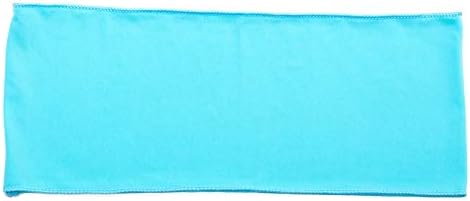 VDS Pack of 200 PCS | Aqua Blue| Spandex Chair Sashes Bows Without Buckle | Stretch Elastic Banquet