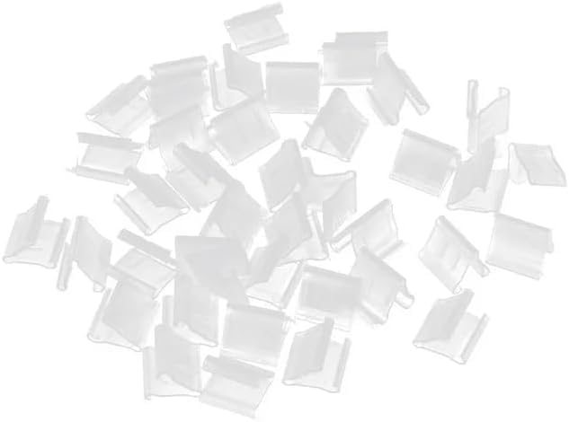 100Pcs Transparent Balloon V-shaped Clip Wedding Balloon Clip Creative Plastic V-Shaped Wedding