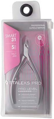 Staleks Pro SMART 31 Cuticle Nippers – 5mm Blade Cuticle Trimmer – Sharp & Durable Stainless Steel