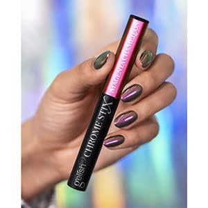 Gelish Chrome Stix, Chrome Nail Powder, Nail Art for Stunning Metallic Finish, Long-Lasting, Easy