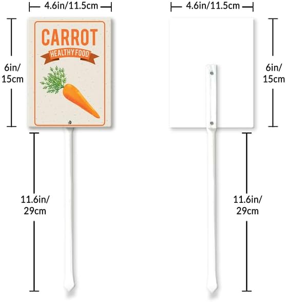 Eveokoki Aluminum Seed & Plant Labels - Plant Markes for Seedlings-Plant Tags for Pots - Garden