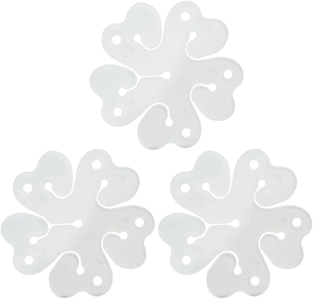 ROYALHOUSE Flower Balloon Clips Flower Shape Balloon Clips Holder 5 Balloon Clip for Party