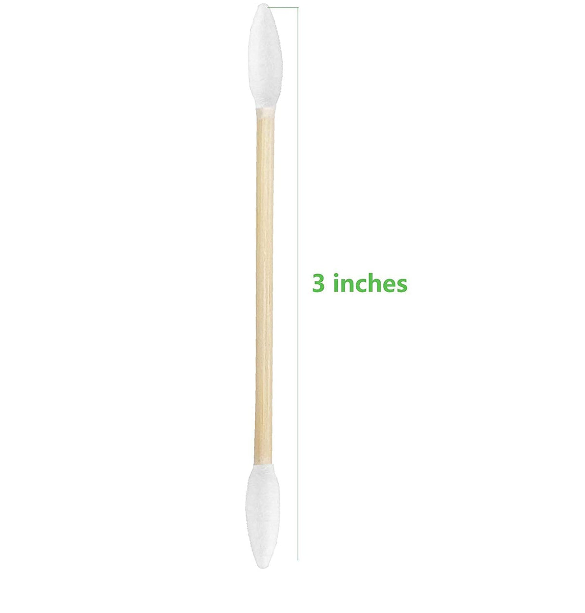 2000pcs Precision Tip Cotton Swabs for Makeup, Bamboo Sticks and Double Pointed