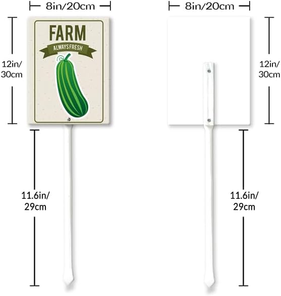 Eveokoki Aluminum Seed & Plant Labels - Plant Markes for Seedlings-Plant Tags for Pots - Garden