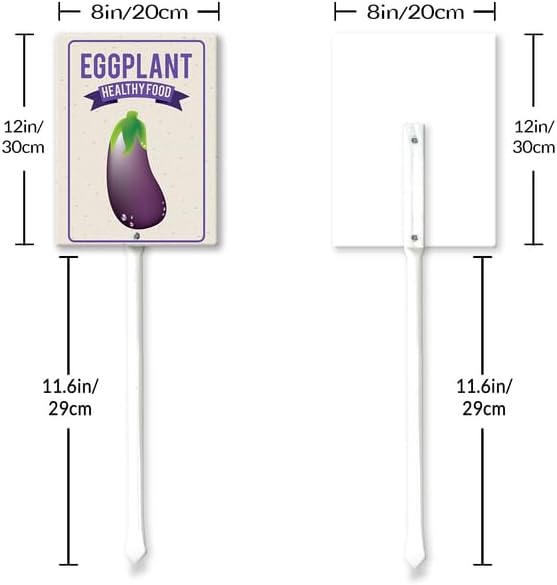 Eveokoki Aluminum Seed & Plant Labels - Plant Markes for Seedlings-Plant Tags for Pots - Garden