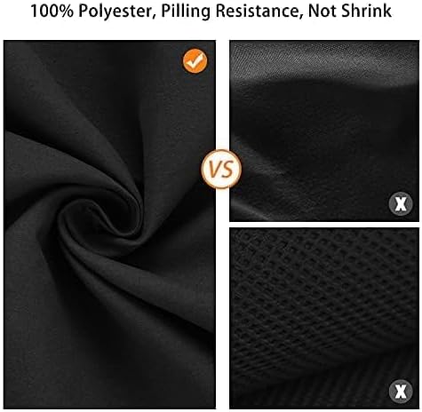 10 x 10 FT Black Backdrop Background, 100% Polyester Photography Backdrop Foldable Washable Black