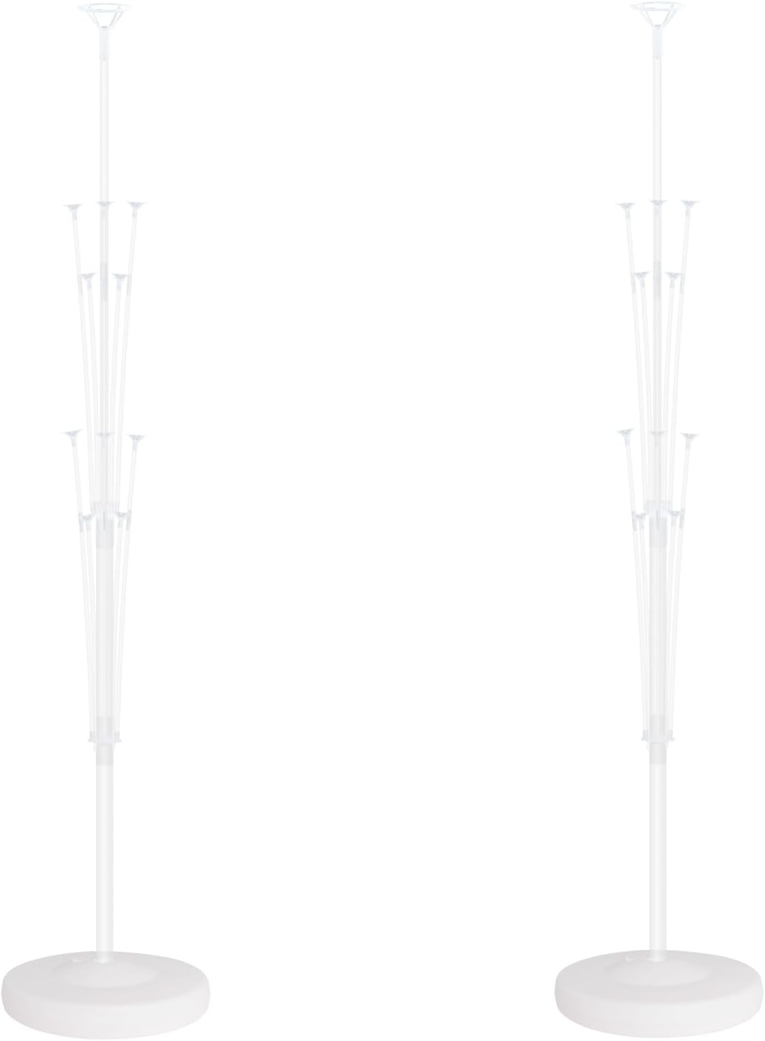 Balloon Column Kit for Floor- Set of 2, Base&Pole, Balloon Column Kit for Floor or Table