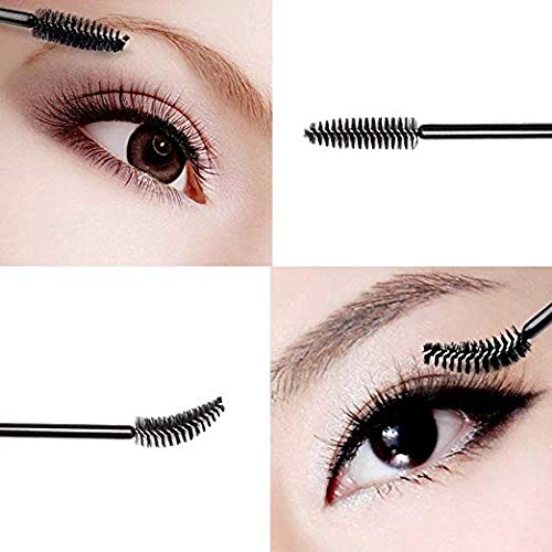 G2PLUS 300PCS Eyelash Brush, Disposable Eyelash Mascara Brushes Wands Applicator Tools Makeup Brush