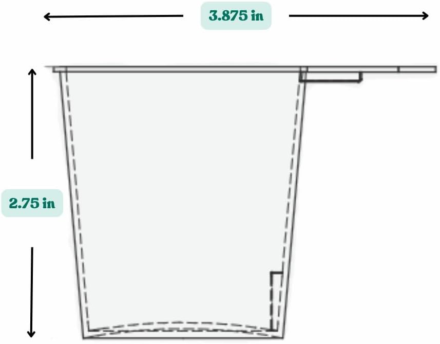 3/4 Cup (6 Oz. | 175 mL) Short Handle Scoop for Measuring Coffee, Pet Food, Grains, Protein, Spices