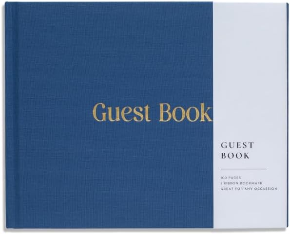 Lamare Wedding Guest Book – Elegant Guest Book for Party, Baby Shower Guest Book & Polaroid Guest