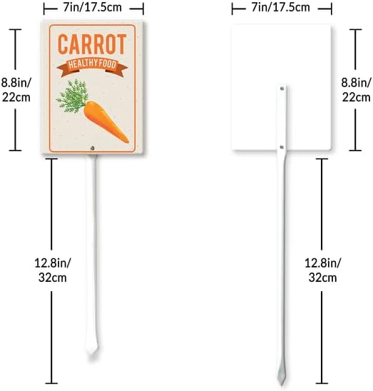 Eveokoki Aluminum Seed & Plant Labels - Plant Markes for Seedlings-Plant Tags for Pots - Garden