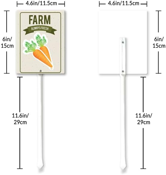 Eveokoki Aluminum Seed & Plant Labels - Plant Markes for Seedlings-Plant Tags for Pots - Garden