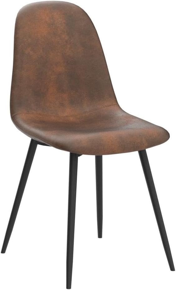 Homy Casa Dining Chairs Set of 4, Modern Mid-Century Style Dining Room Side Chairs Accent Chairs