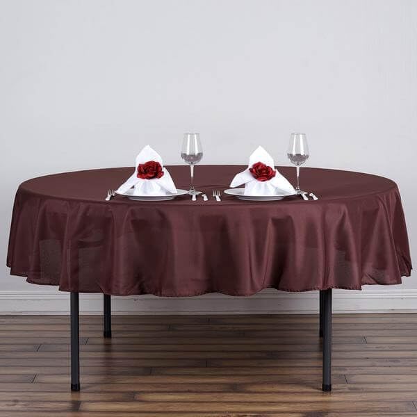Efavormart Round Tablecloth, 70 Inch Stain & Wrinkle Resistant Washable Table Cloth, Decorative