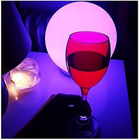 Mr.Go 8-inch Ultra-Fun LED Glowing Ball Light w/Remote, RGB Color Changing Globe Mood Lamp, 16