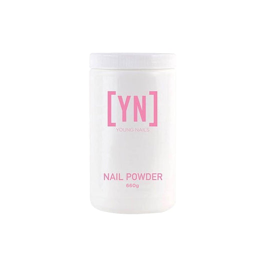 Young Nails Acrylic Cover Powder - Self-Leveling Acrylic Nail Powder, Clear Nude Pink White Acrylic