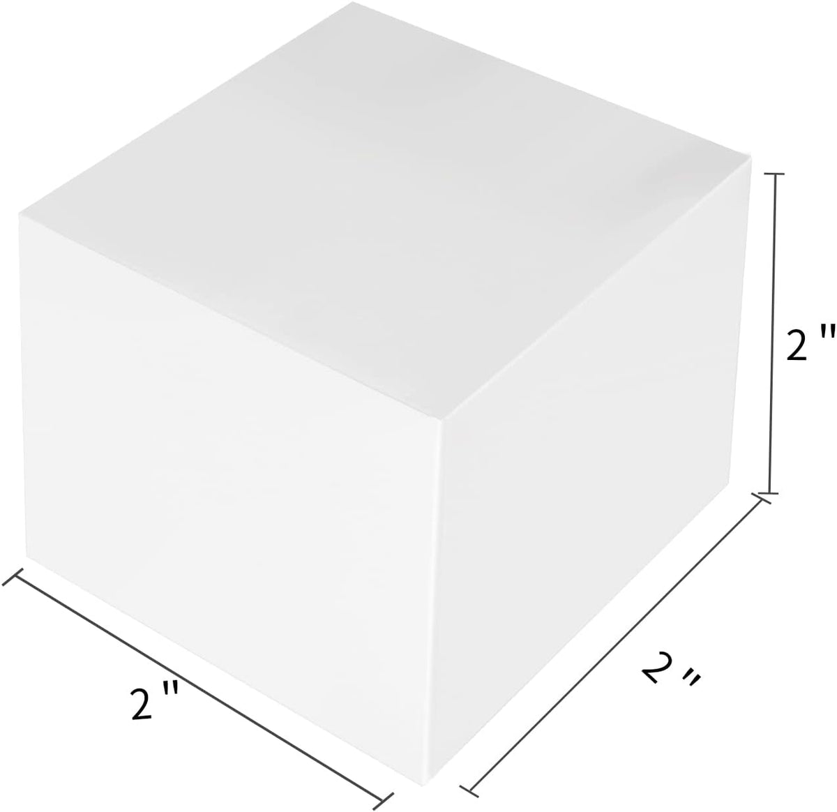 100 Pack Small Gift Boxes, 2x2x2 Inches Favor Boxes White Paper Gift Boxes with Lids for Presents