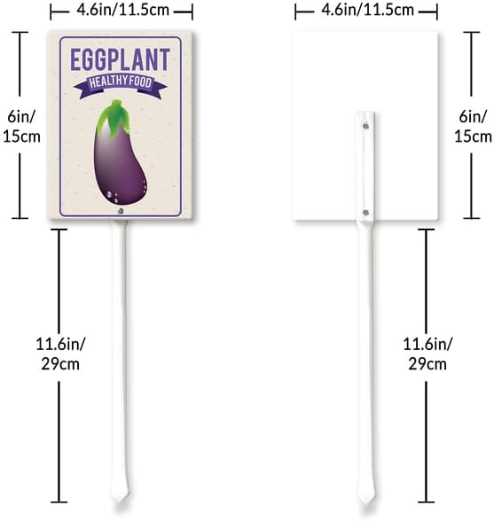 Eveokoki Aluminum Seed & Plant Labels - Plant Markes for Seedlings-Plant Tags for Pots - Garden