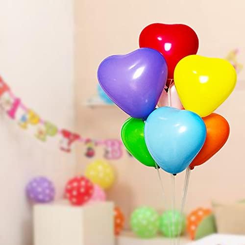 50 6-inch Purple Color Heart shaped Latex Balloons for Valentines Day,Propose Marriage,Wedding