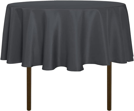 sancua Round Tablecloth - 48 Inch - Water Resistant Spill Proof Washable Polyester Table Cloth