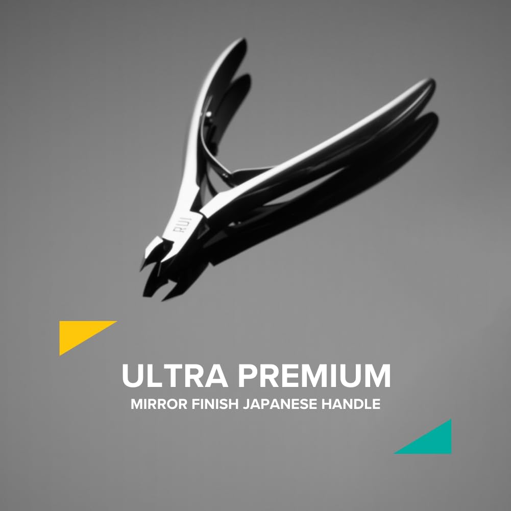 Rui Smiths Ultra-Premium Stainless Steel Cuticle Nippers - Professional Stainless Steel Cuticle