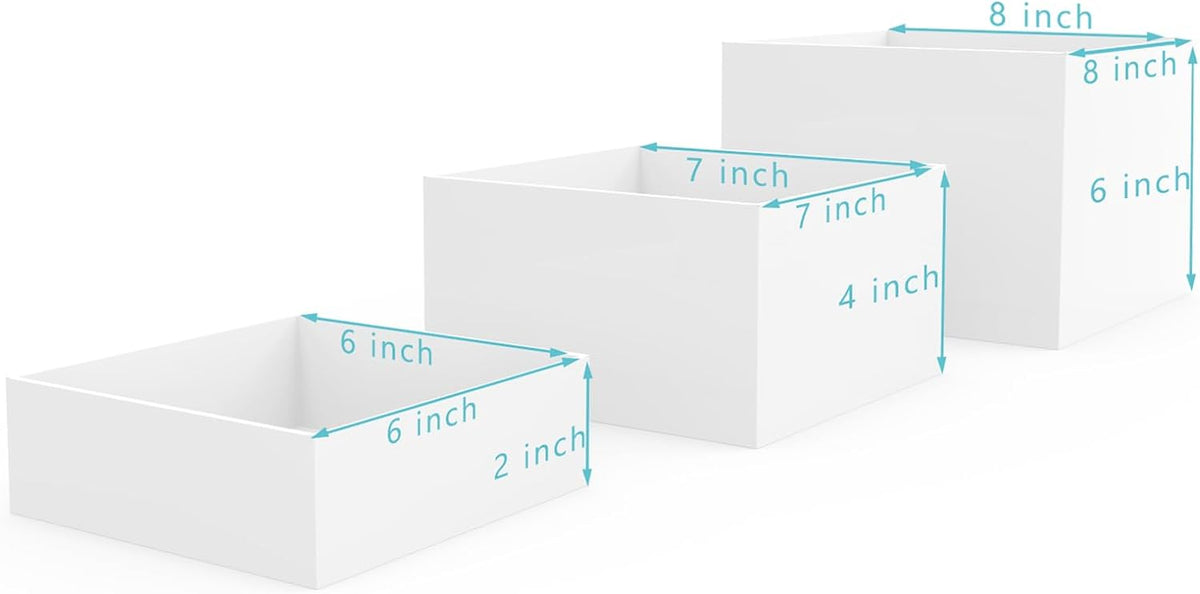 PecMuikee Buffet Risers, Food Risers for Buffet Table, Display Stand Shelf for Catering Dessert