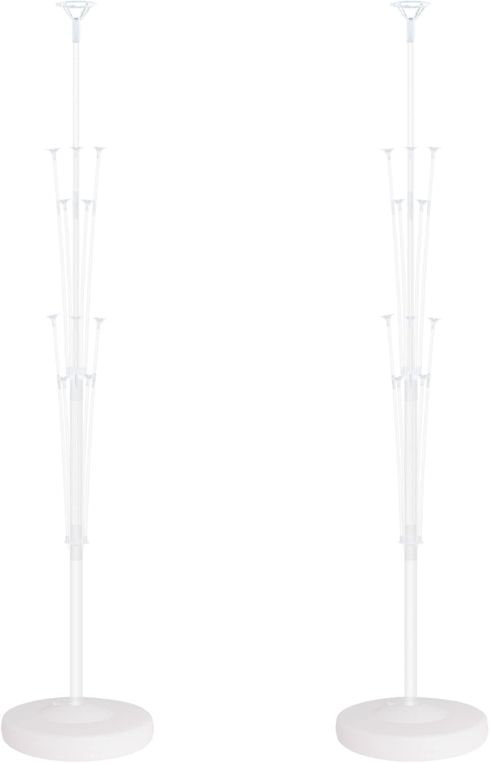 Balloon Column Stand Kit for Floor - Set of 2, Base and Pole,Balloon Tower Backdrop Decoration for